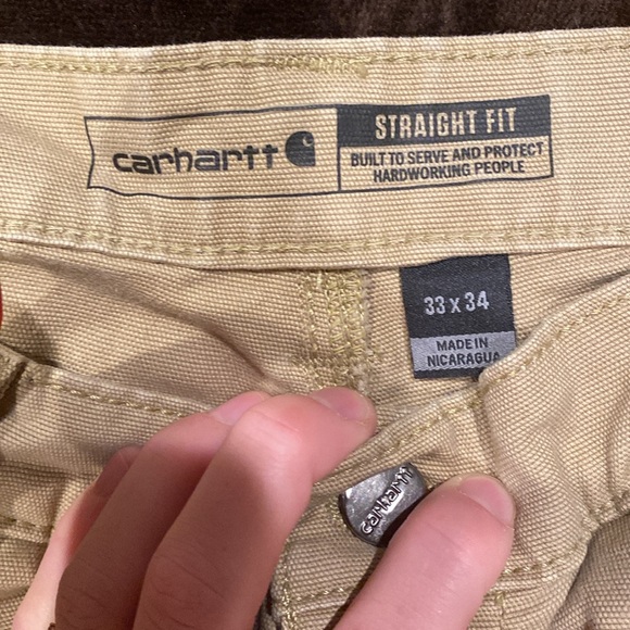 Men’s Carhartt Straight Fit Khakis - Picture 2 of 3